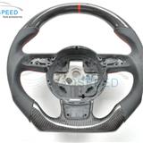 Modified Carbon fiber racing steering wheel For Audi A4L