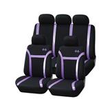 Shepherd check car seat cover with flag printing for auto