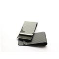 Free shipping Men Carbon Fiber  Money Blocking Slim Wallet c it card holder magnet money clip