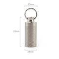 Portable Mini Titanium Alloy Seals Bottle Waterproof Canister Medicine Bottles Outdoor EDC First Aid Supplies