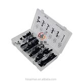 HE10 Trim Clip Assortment Pom Auto Clips Plastic Fasteners Set 54pcs