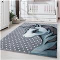 Custom Sublimation Digital Heat Transfer Press Printed Room Bedroom Unicorn Carpet