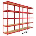 5 tier Unit adjustable utility garage rack warehouse shelving