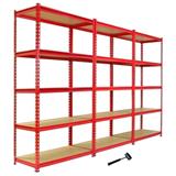 5 tier Unit adjustable utility garage rack warehouse shelving