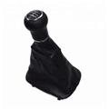Auto SHIFT KNOB GEAR GAITOR BOOT 5 SPEED BLACK Fit For AUDI A6 C5 98-01