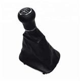 Auto SHIFT KNOB GEAR GAITOR BOOT 5 SPEED BLACK Fit For AUDI A6 C5 98-01