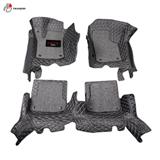 Top sale diamond  custom high quality PU leather car mats floor liner carpet for VW Bora