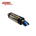 Mirror polished car muffler adjustable exhaust pipe