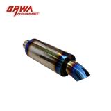 Mirror polished car muffler adjustable exhaust pipe