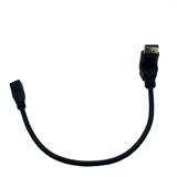 high quality 30cm gold plated mini displayport female to displayport male cable