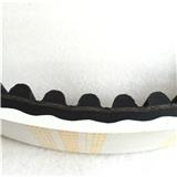 White Rubber Coated Timing Belts Code HTD 14M 966