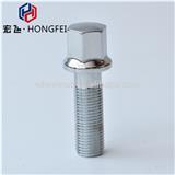chrome steel car wheel hex flange head bolt OEM wheel bolt