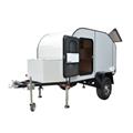 Off-road Travel Trailer Removable Camper Trailer with Roof Top Tent