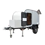 Off-road Travel Trailer Removable Camper Trailer with Roof Top Tent
