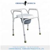 Medical Hot Sale Aluminum/ Stainless steel Manual Commode Chair 810