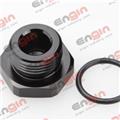 AN12 12AN plug with O ring seal adapter