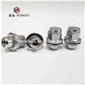 M12*1.25 wheel nut with wheel spacer, chromed wheel lug nut for common car