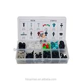 HE56 Assorted Plastic Retaining Clips / Auto Plastic Clips Fasteners 170pcs