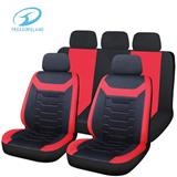 Full Set Black Red Shrink Resistant Car Seat Cover