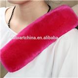 Soft Wool 2 x Seat Belt Pads Safety Belt Shoulder Covers Harness Protector