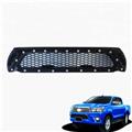 RIVET BUMPER GRILLE CHROME FRONT UP GRILLE GRILL COVER FOR T-OYO-TA HILUX REVO 2015-2017