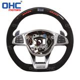 Led Carbon Fiber Smart  Steering Wheel Compatible With Mercedes OHC MOTORS