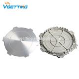 ALUMINUM WHEEL HUB CENTER CAP for GMC 2004-2007 SIERRA 1500 PICKUP YUKON XL BRUSHED