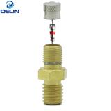 car auto for suspension and shock absorber brass Schrader valve M8 thread M8*1.25
