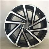New design 17 18 19 Inch black polish with Pcd 5/112 Replica Alloy rim wheel