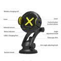 automatic clamping wireless car charger mount car mount fast charger car holder phone