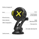 automatic clamping wireless car charger mount car mount fast charger car holder phone