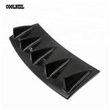 Universal Car Fin Chassis Deflector Bumper Sticker Car Styling Bright Anti-flow Plate