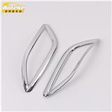 Anteke Car Accessories ABS Silver Rear Foglight Cover For Volkswagen T-CROSS 2019