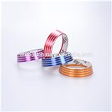 Car Auto Aluminum Air Condition AC Switch Knob Button Cover Trim