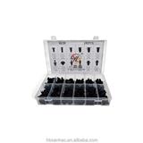 192pcs Plastic auto body fasteners christmas tree car shield repair kit HE29