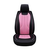 New Design Pink And Black PVC Leather Car Seat Cover