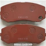 D6115Semi-metallic NOnoise Highquality Brakepad