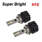 Factory supply car led light H15 50w 6800lm small size auto light bulb