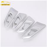 Anteke Car Accessories ABS Silver Inner Door Handle Bowl Cover For Volkswagen T-CROSS 2019