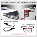 For TRUCK 2014- TRITON ACCESSORIES HEAD/TAIL LAMP CARBON