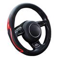 microfiber leather and PVC 36-40cm universal fit car accessories steering wheel cover for BMW TOYOTA BENZ RANGER ROVER