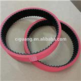 t10 red rubber coating timing belt for packing machine made in cn