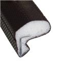 intumescent weather pu sponge door pp skeleton coated sealing strip
