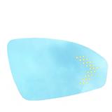 Blue wide angle view led turn signal arrow heat Side rear view mirror glass for chevrolet cavalier rearview mirror