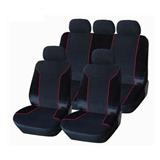 Designer black and red funny well fit seat covers for car