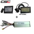 CSC 48V 1000W Electric bike 12 Mosfet controller Brushless gearless Dual mode + KT LCD3 Display control panel ebike controller