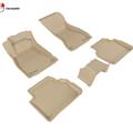 3D MAXpider Kagu series Complete Set Custom Fit All-Weather Floor Mats Carpet for Select Audi A4