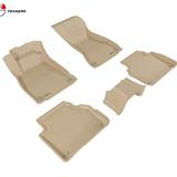 3D MAXpider Kagu series Complete Set Custom Fit All-Weather Floor Mats Carpet for Select Audi A4