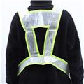 Flashing Led Adjustable Reflective Safety Vest Belts For Night Running Or Bicycle