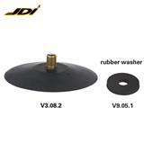 Rubber spud for screw-or valves rubber washer V3.08.1/V3.08.2/V3.08.3/V3.08.4 with V9.05.1